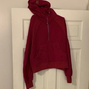 lululemon athletica Women's Pink Cowl Neck Sweater